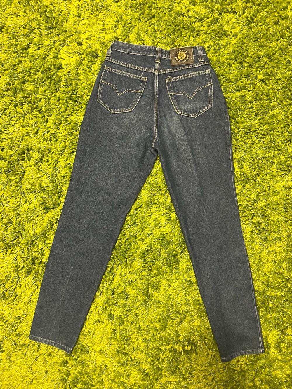 Vintage Versace Jeans Couture High-Waisted Straight Leg Mom Jeans